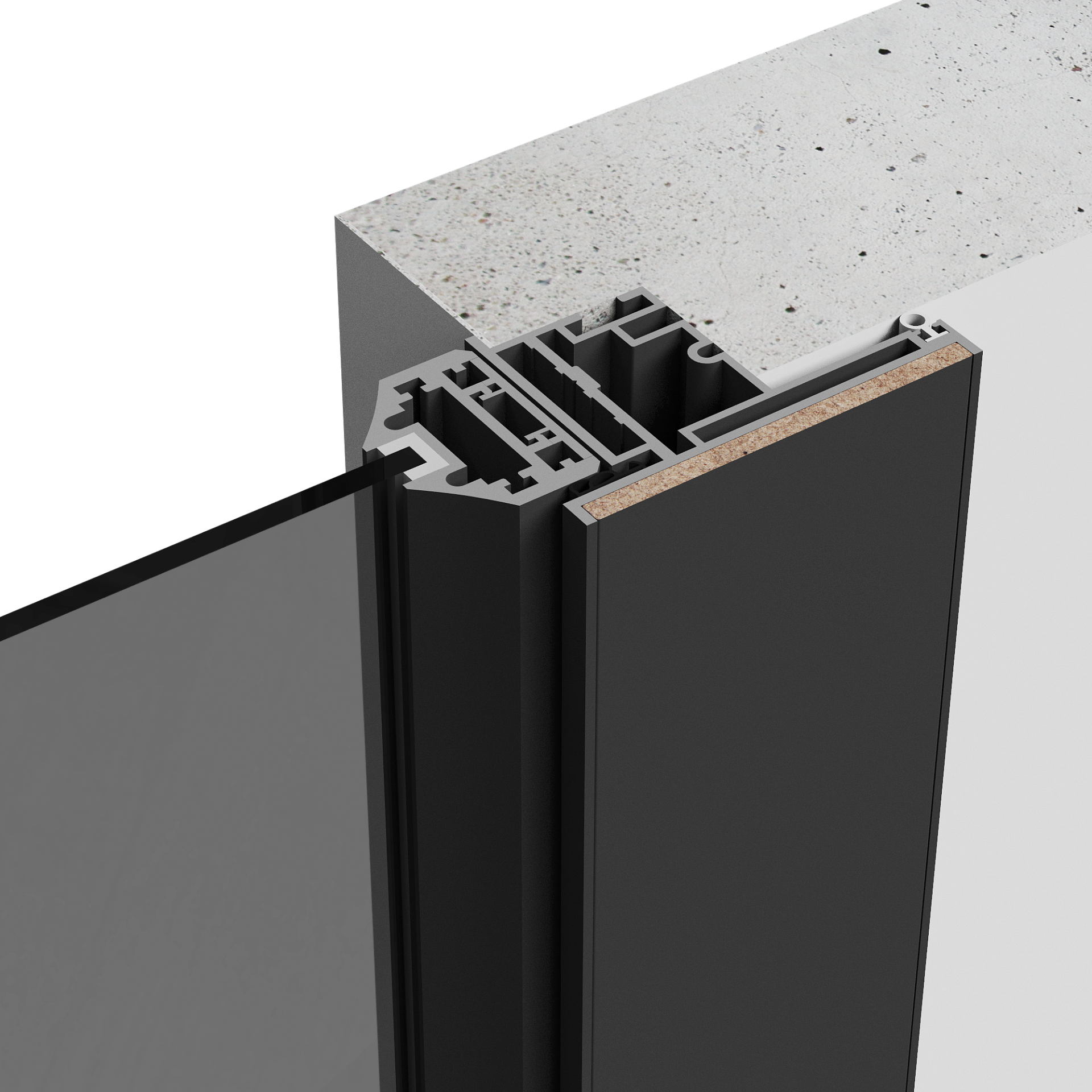 Monoblock A — реверсное открывание от себя