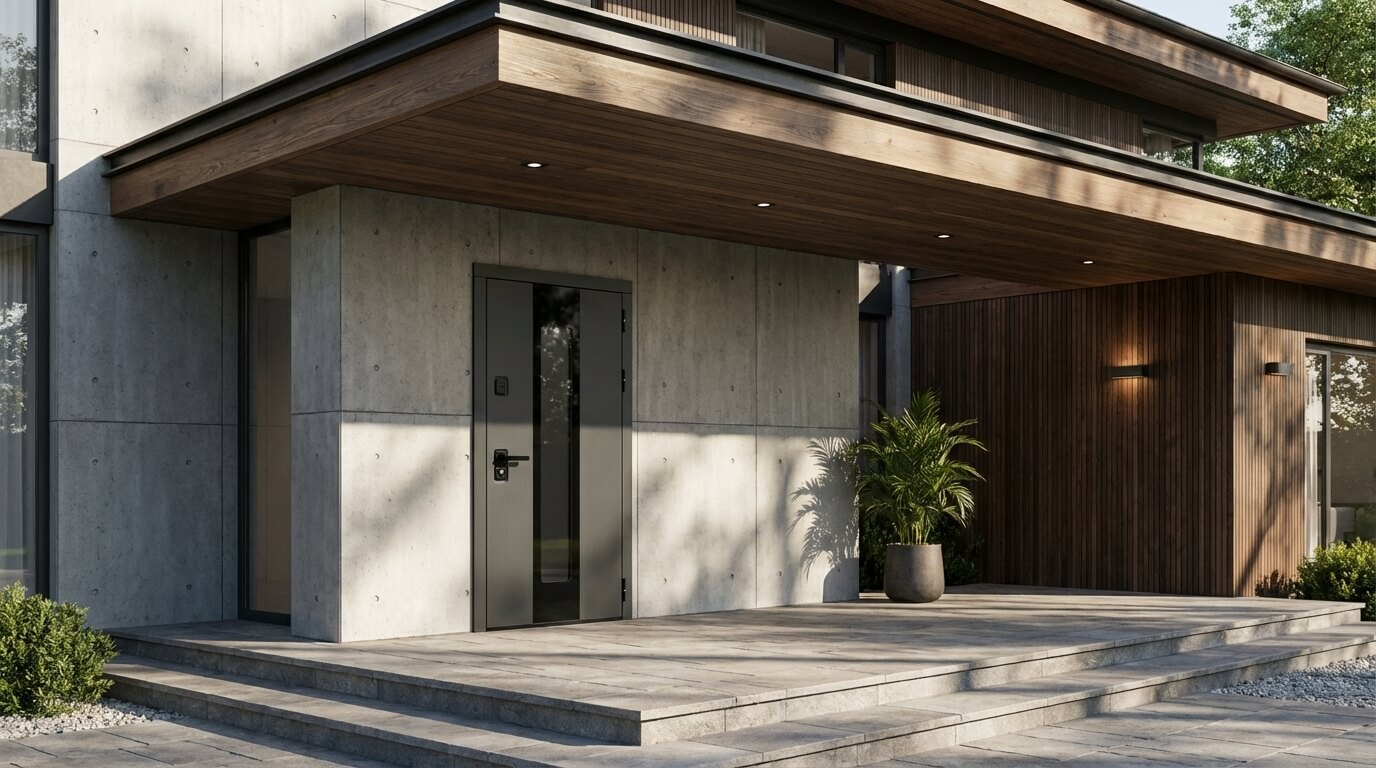 Входная дверь с терморазрывом для частного дома Юта из коллекции Staller